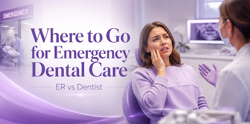 Emergency Dental Care ER vs Dentist