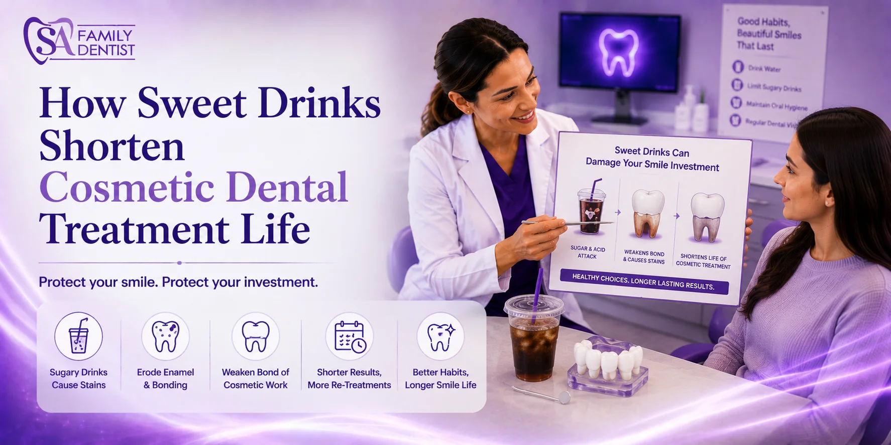 Shorten the Life of Cosmetic Dental Treatments