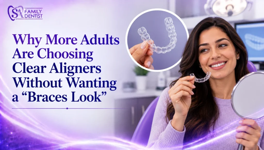 Adults Are Choosing Clear Aligners Without Wanting a “Braces Look”