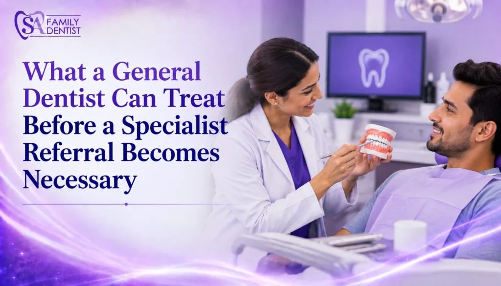 General Dentist Can Treat Before a Specialist Referral
